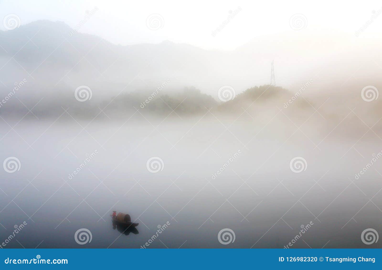 the foggy fairyland on dongjiang river