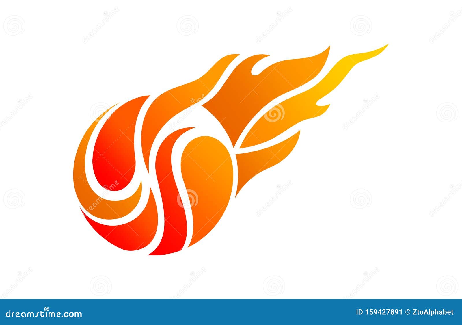 Chama fogo vetor de logotipo de queima quente v10