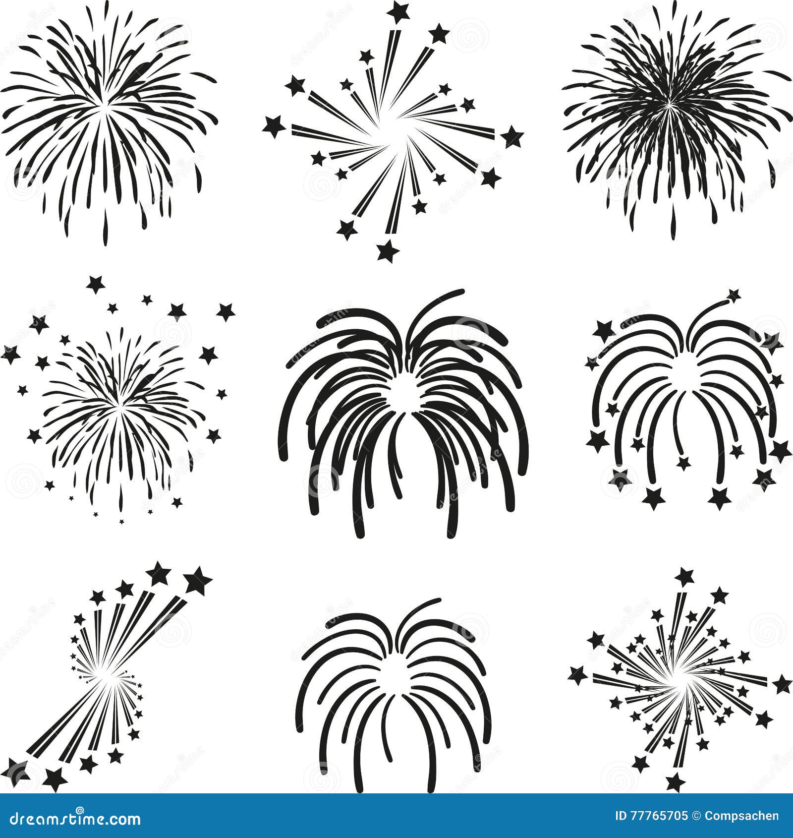 Fogos De Artifício Vector Template Design Ilustração PNG , ícones De  Modelo, Fogos De Artifício, Fundo Imagem PNG e Vetor Para Download Gratuito