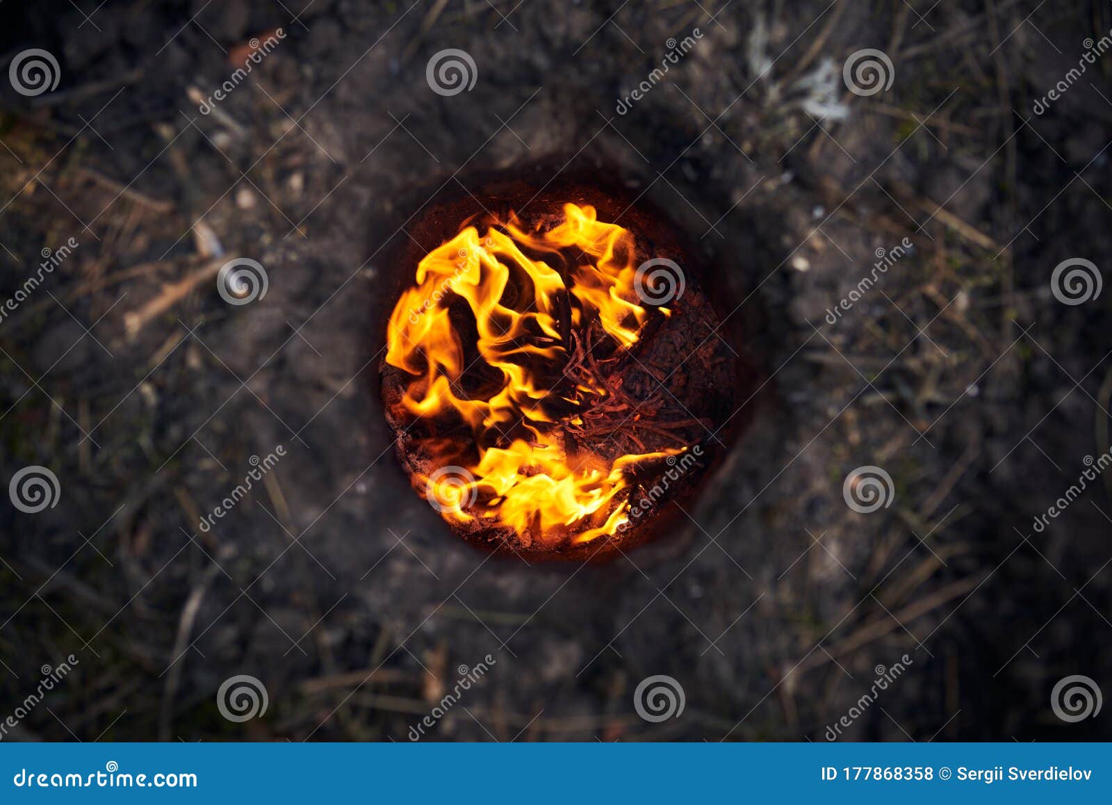 Nascente De água De Incêndio. Metano Em Combustão Na água. Fogo Frio Imagem  de Stock - Imagem de feiticeiro, subterrâneo: 214718589