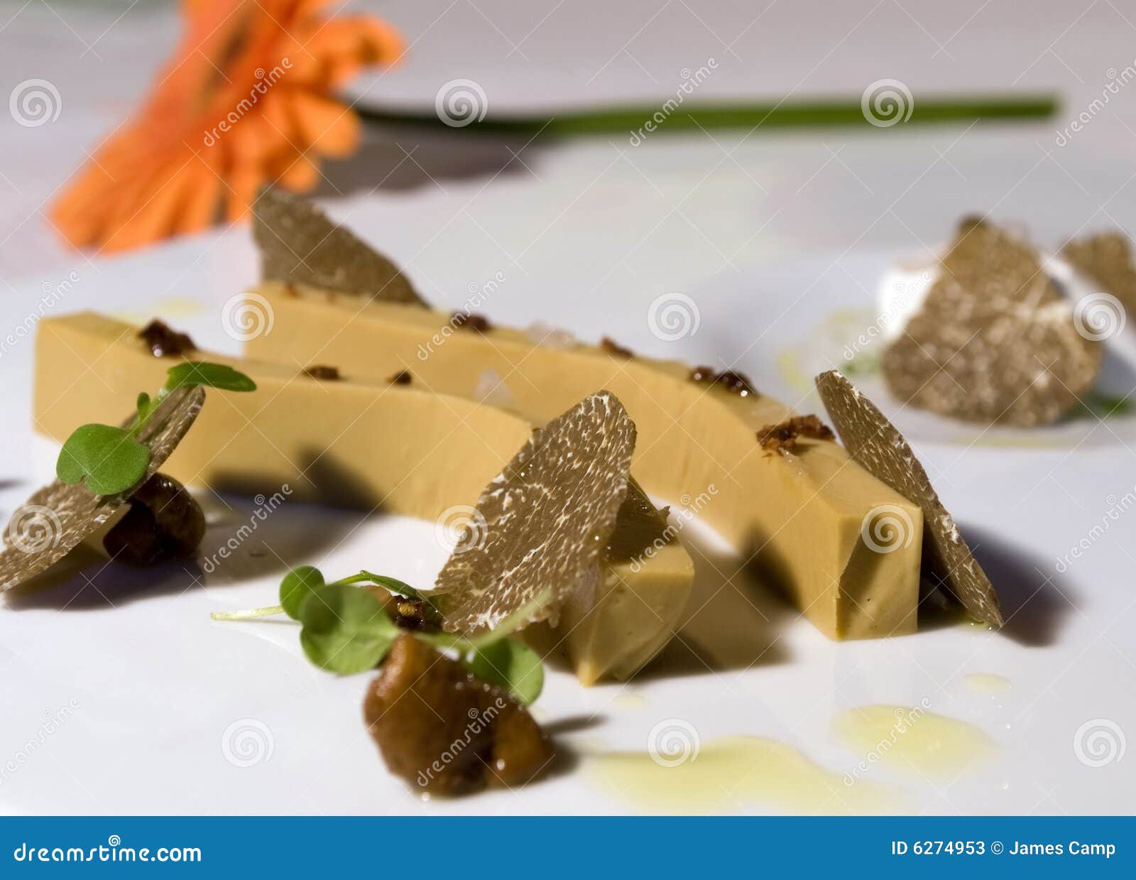 Foie gras with truffles 2 stock image. Image of nuts, cream 6274953