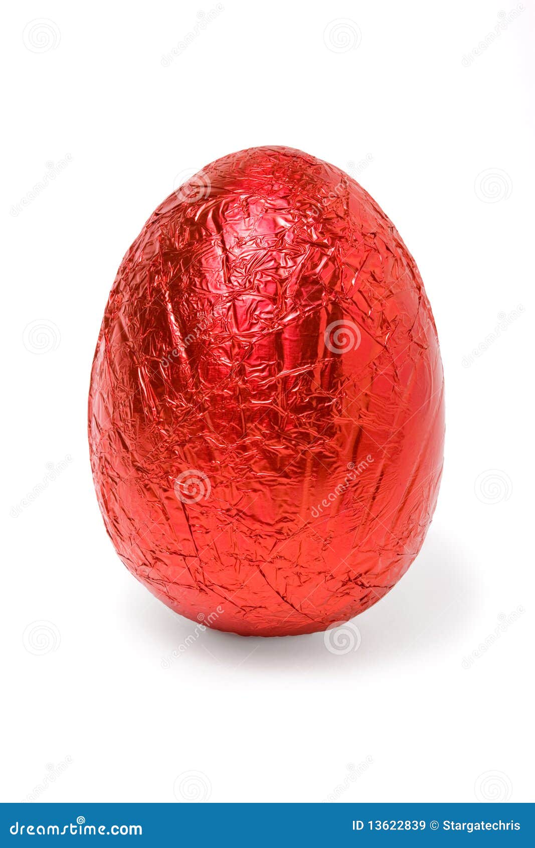 foil covered egg