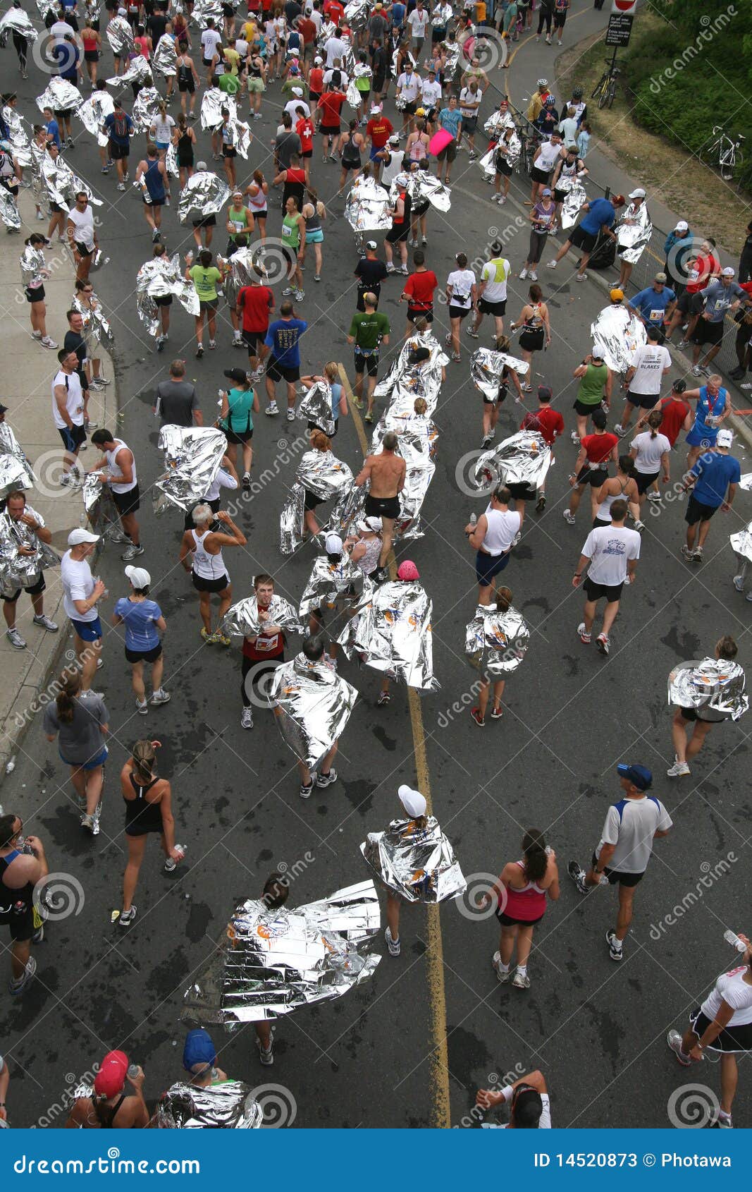 Foil at Marathon editorial stock photo. Image of overcast 14520873