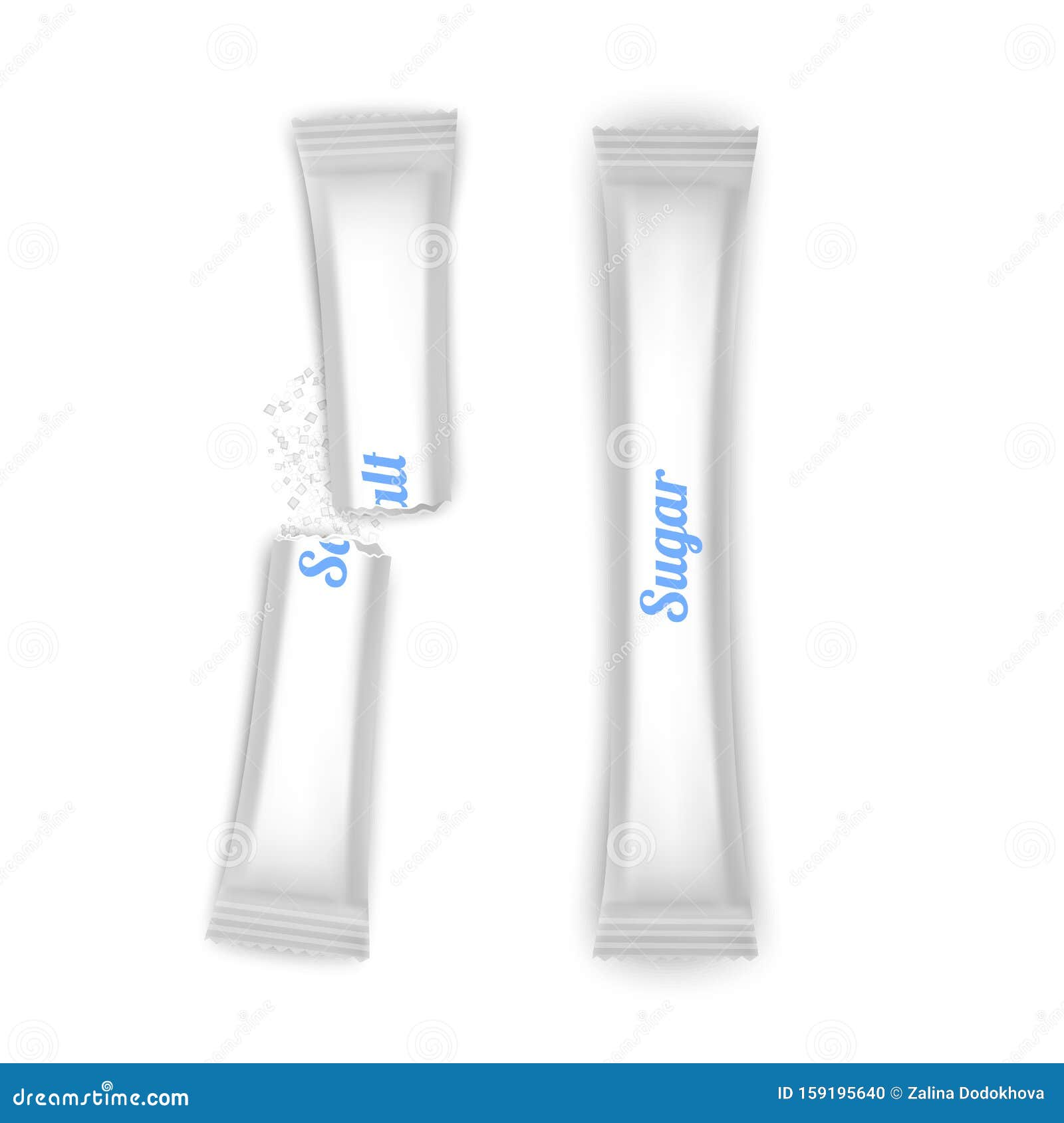 Download Foil Or Paper Of White Color Packaging Stick For Coffee ...