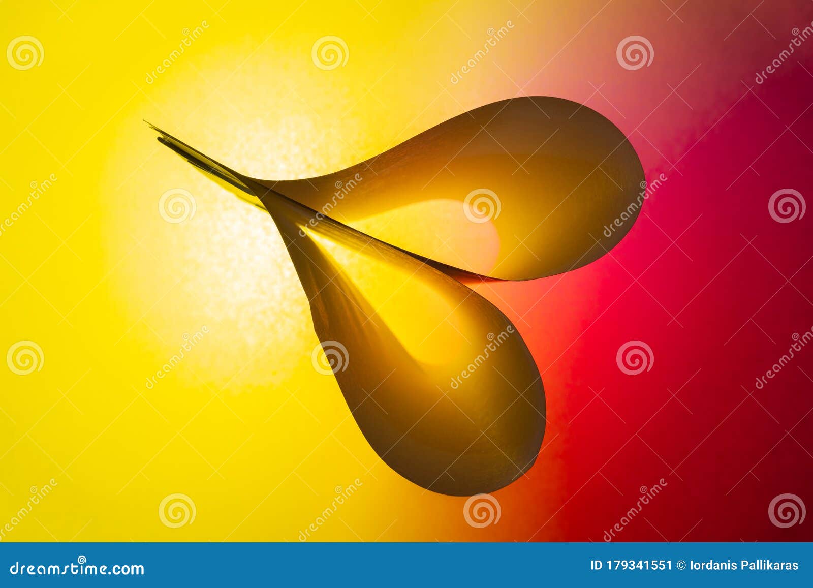 folded backlit paper abstract heart  suitabe as wallpaper