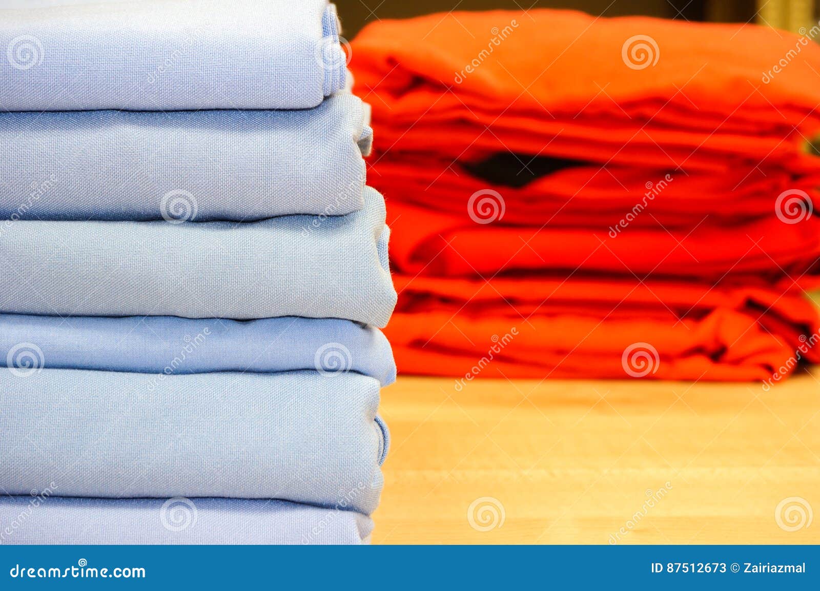 Folded Bed Linen or Duvet Cover Stock Image Image of clean, sheet 87512673