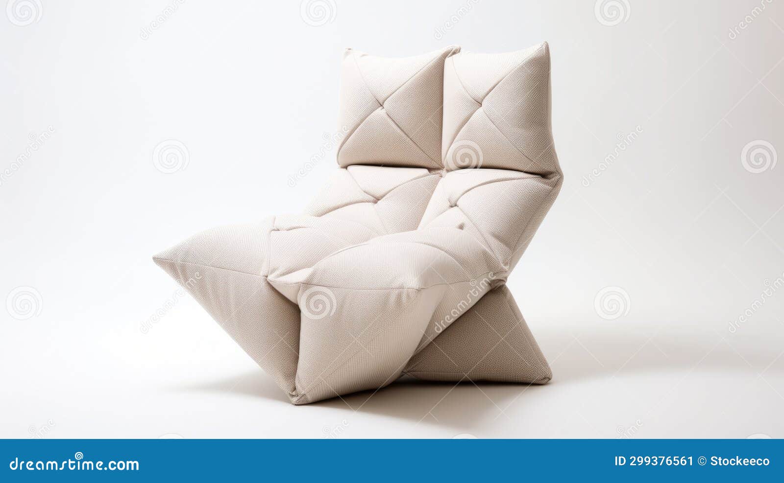 multifaceted angles: a cubist chair with meticulous 