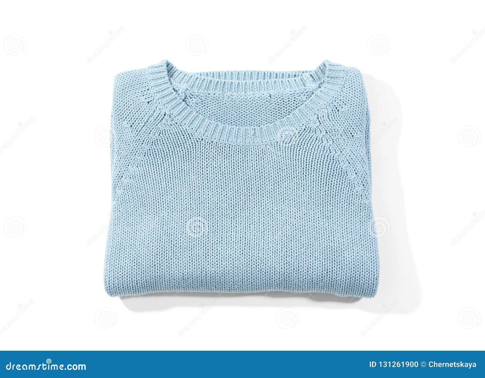 Folded Cozy Warm Sweater on White Background Stock Photo - Image of ...