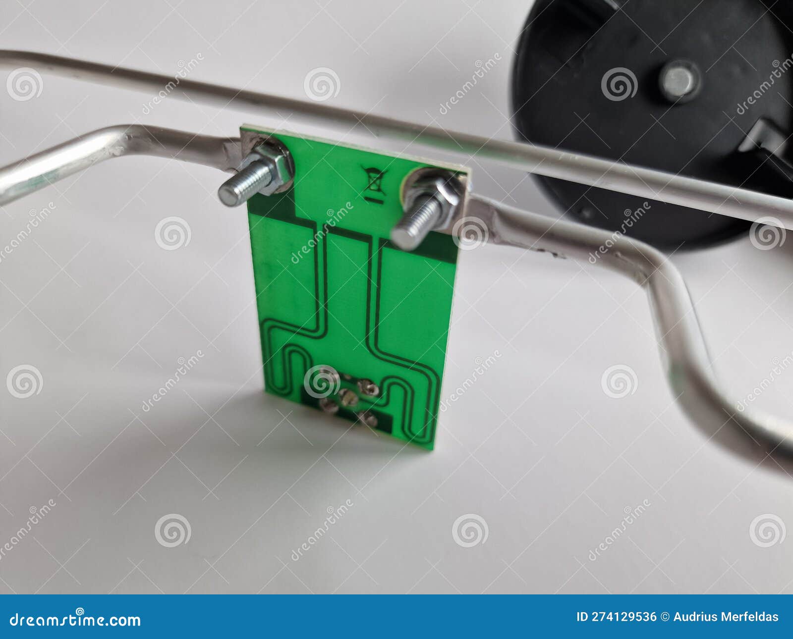 Folded Dipole with Balun for DVBT Reception Stock Photo Image of
