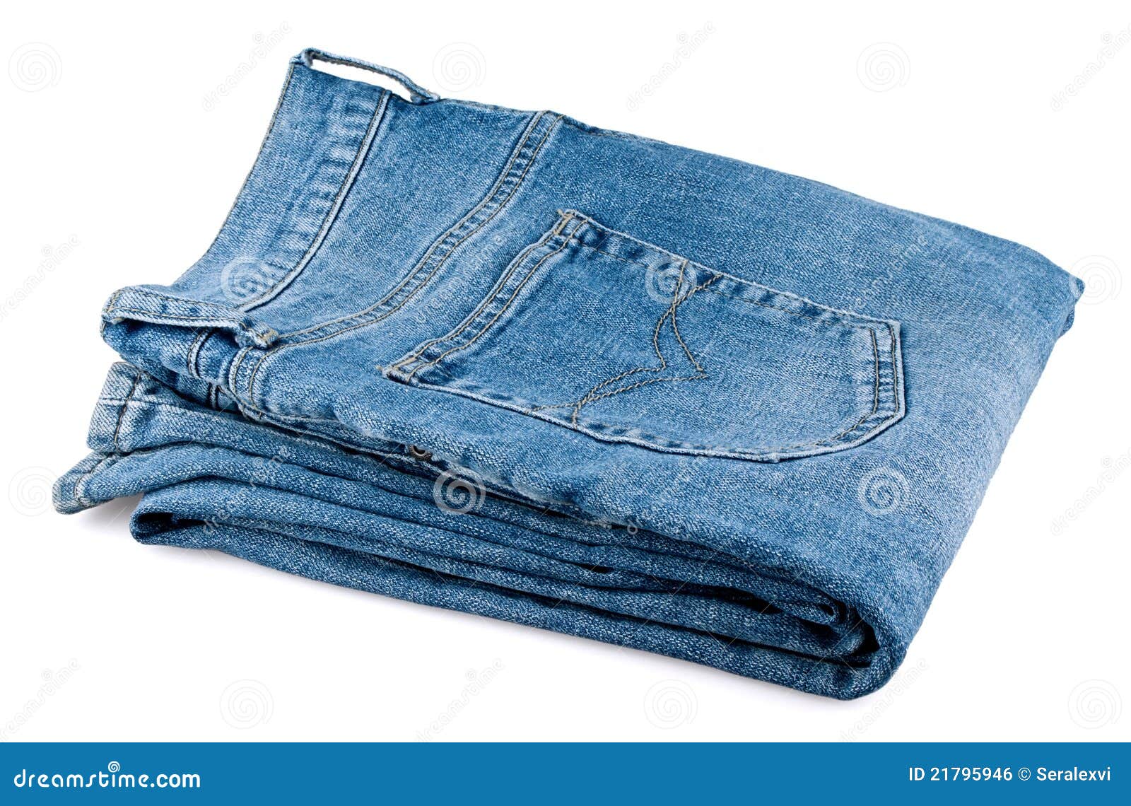 Folded Men's Jeans Royalty Free Stock Image Image 21795946
