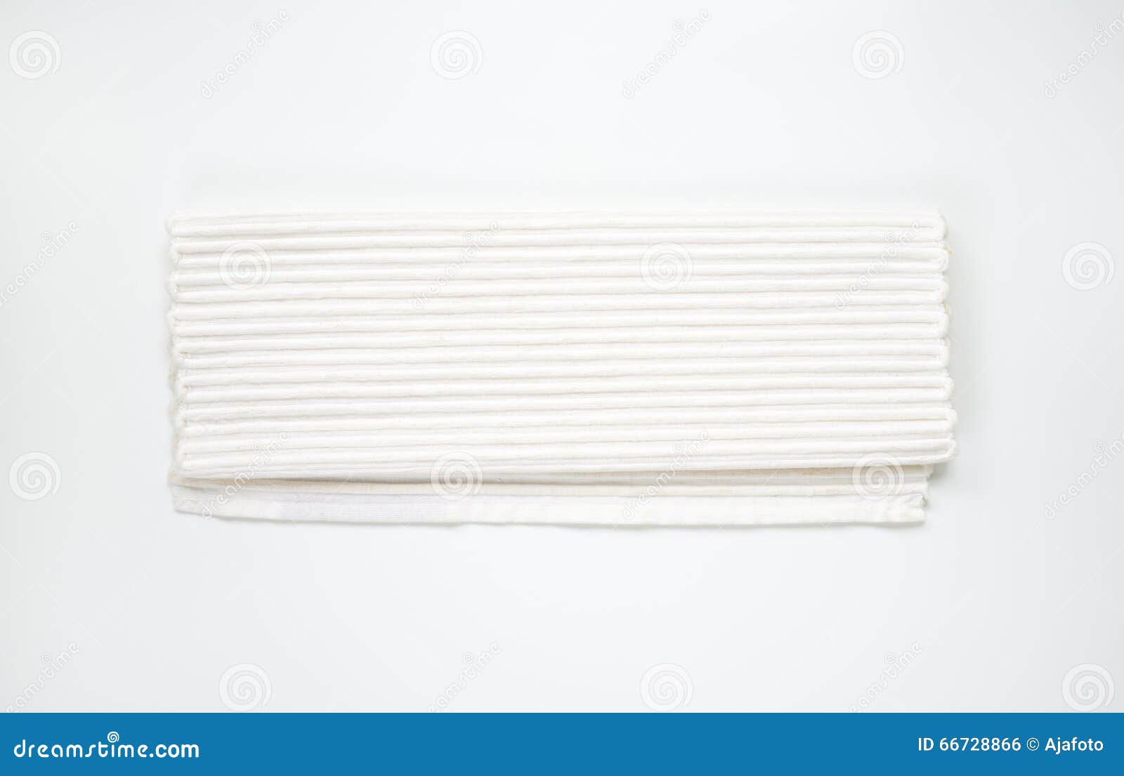 Folded white placemat stock photo. Image of fabric, placemat 66728866