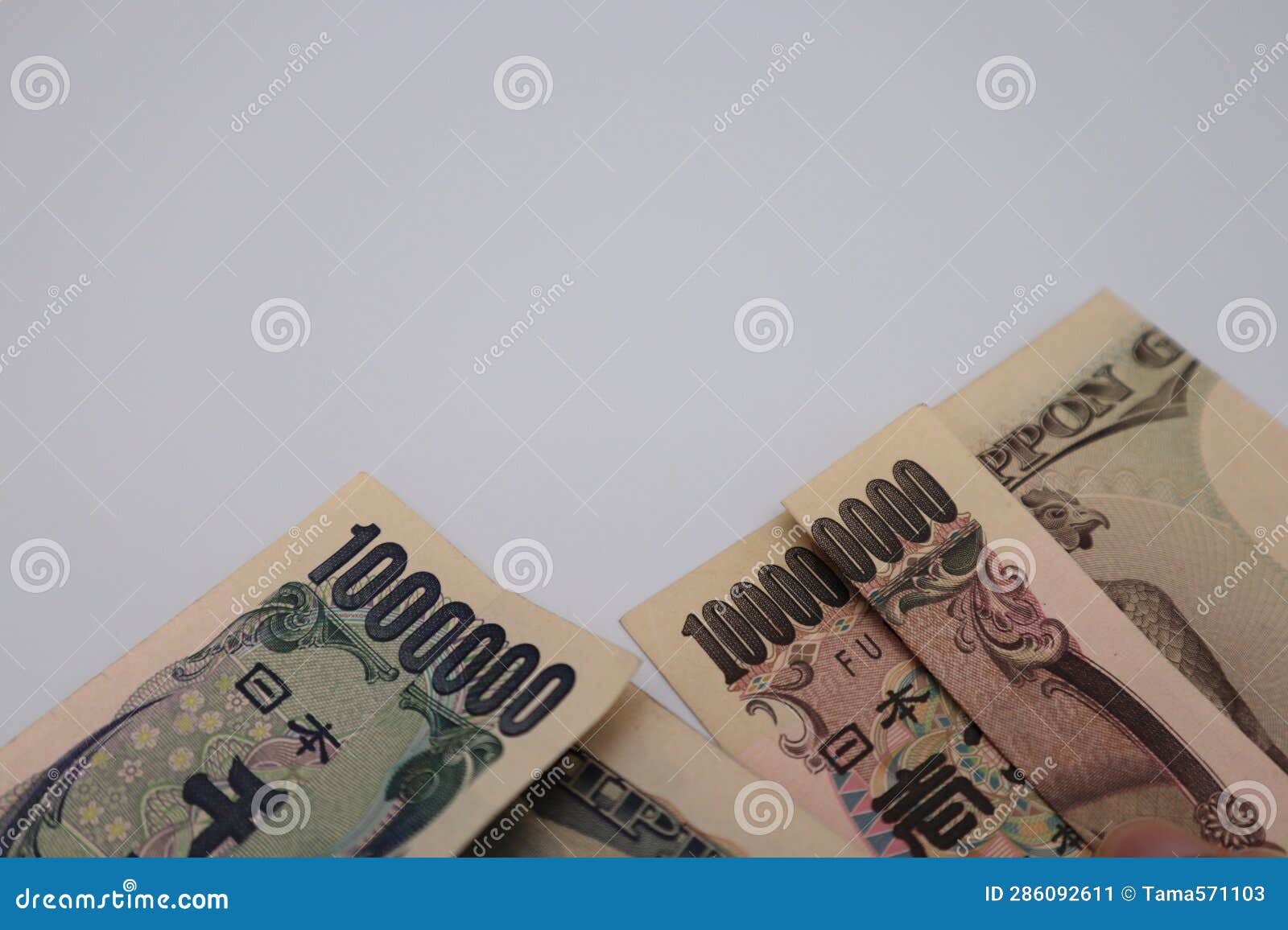 Image of 1 Million Yen and 100 Million Yen Stock Image - Image of rich,  expense: 286092611