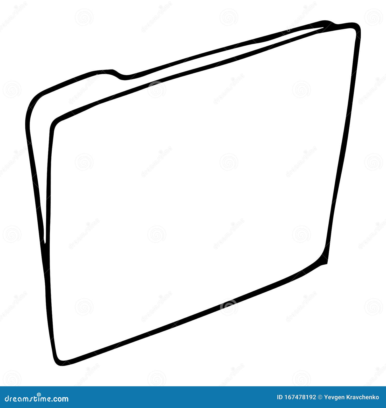 Folder for Files Icon. Vector Folder for Documents Stock Illustration