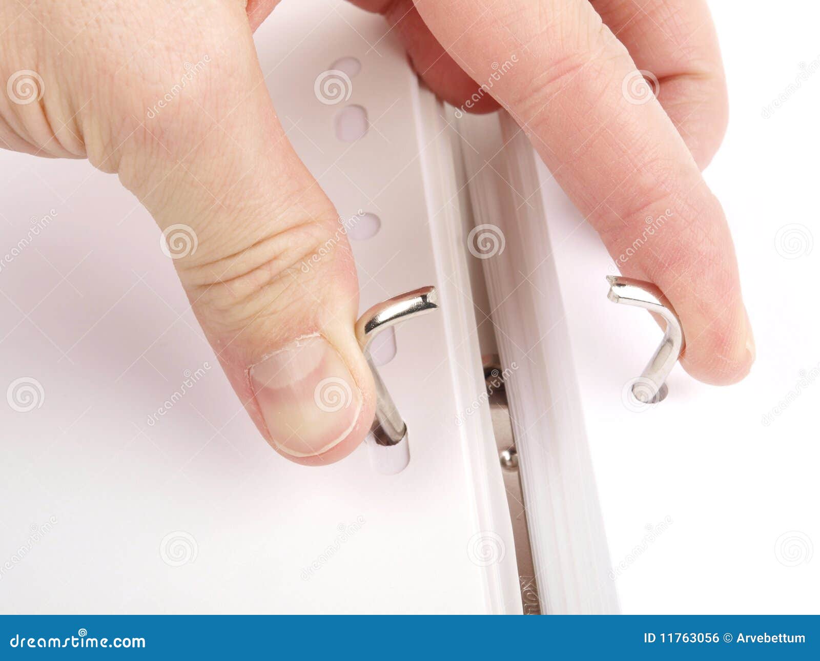 FolderMetal Ring stock photo. Image of note, folder 11763056