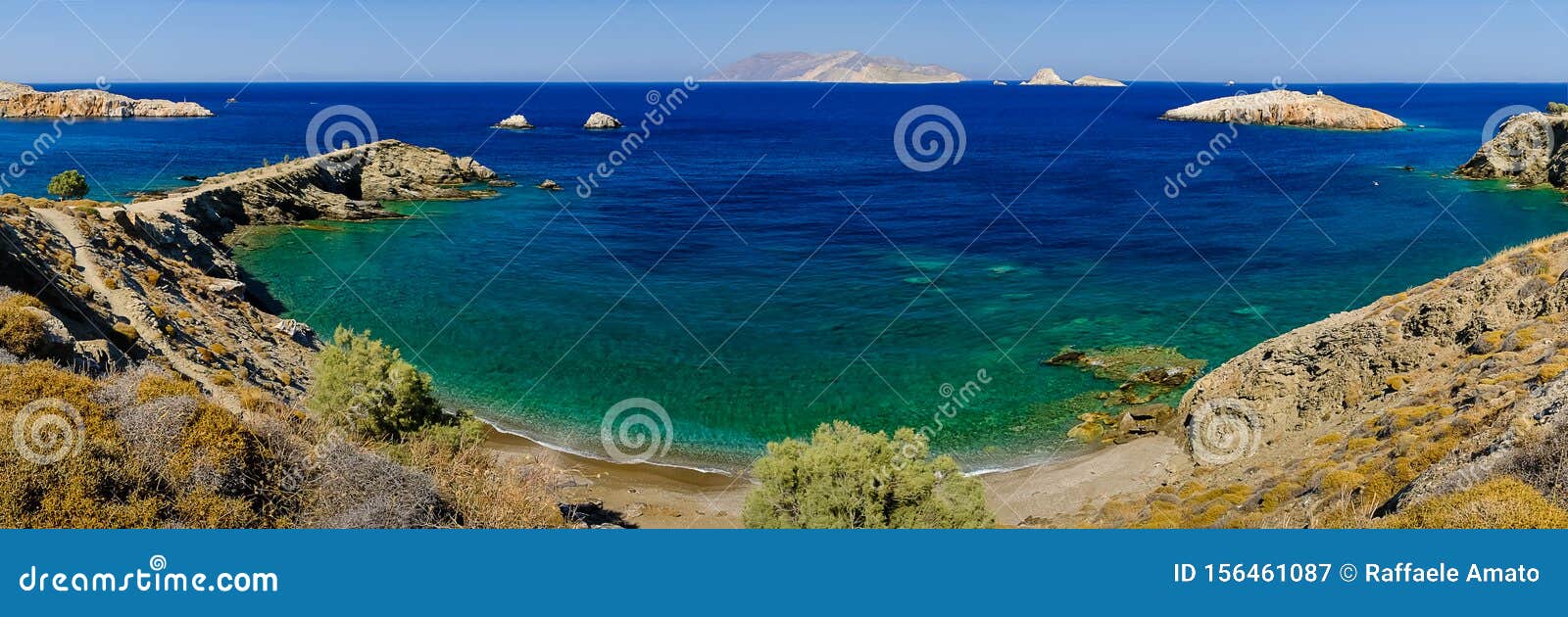 folegandros island , vitsentsou beach, big panoramica