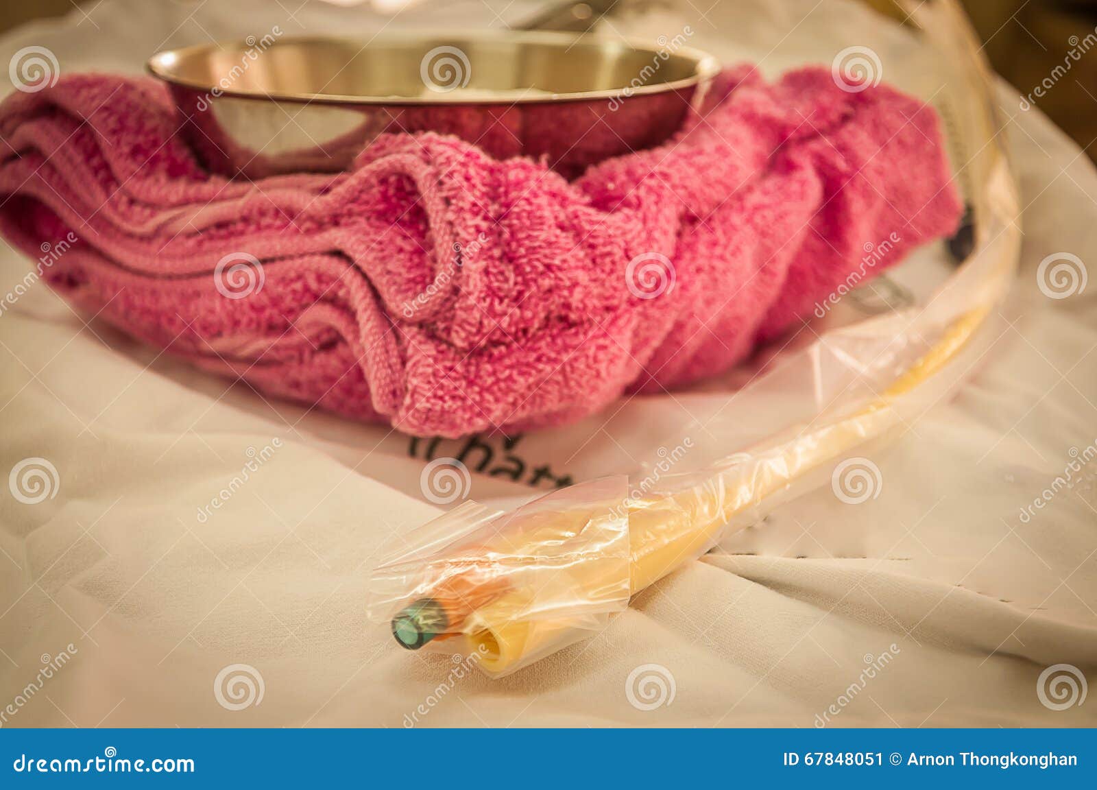 Foley Catheter and Sterile Fabric Stock Image Image of nephrology