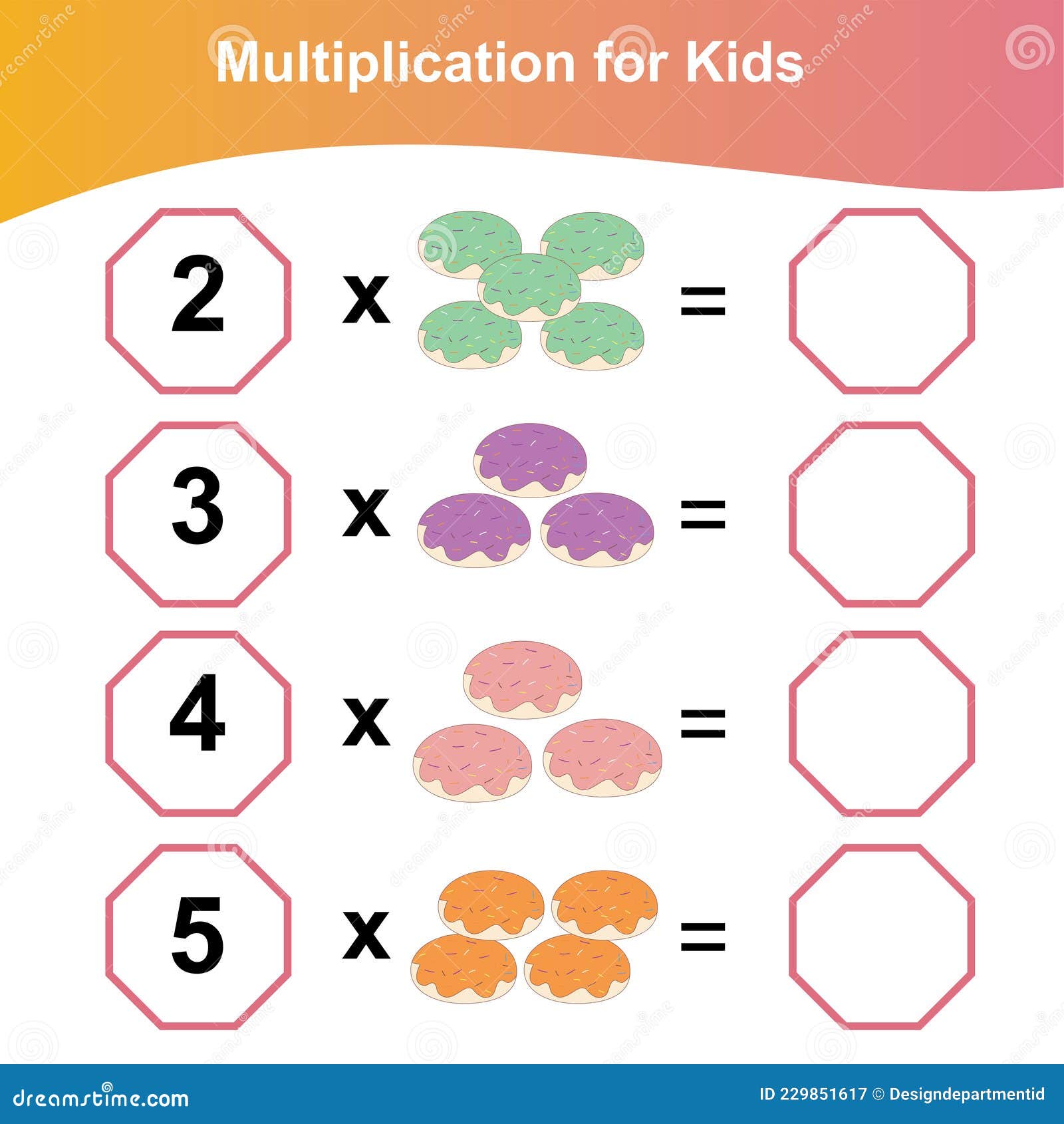 Fatos da Multiplicação imprimível 2ª série planilhas