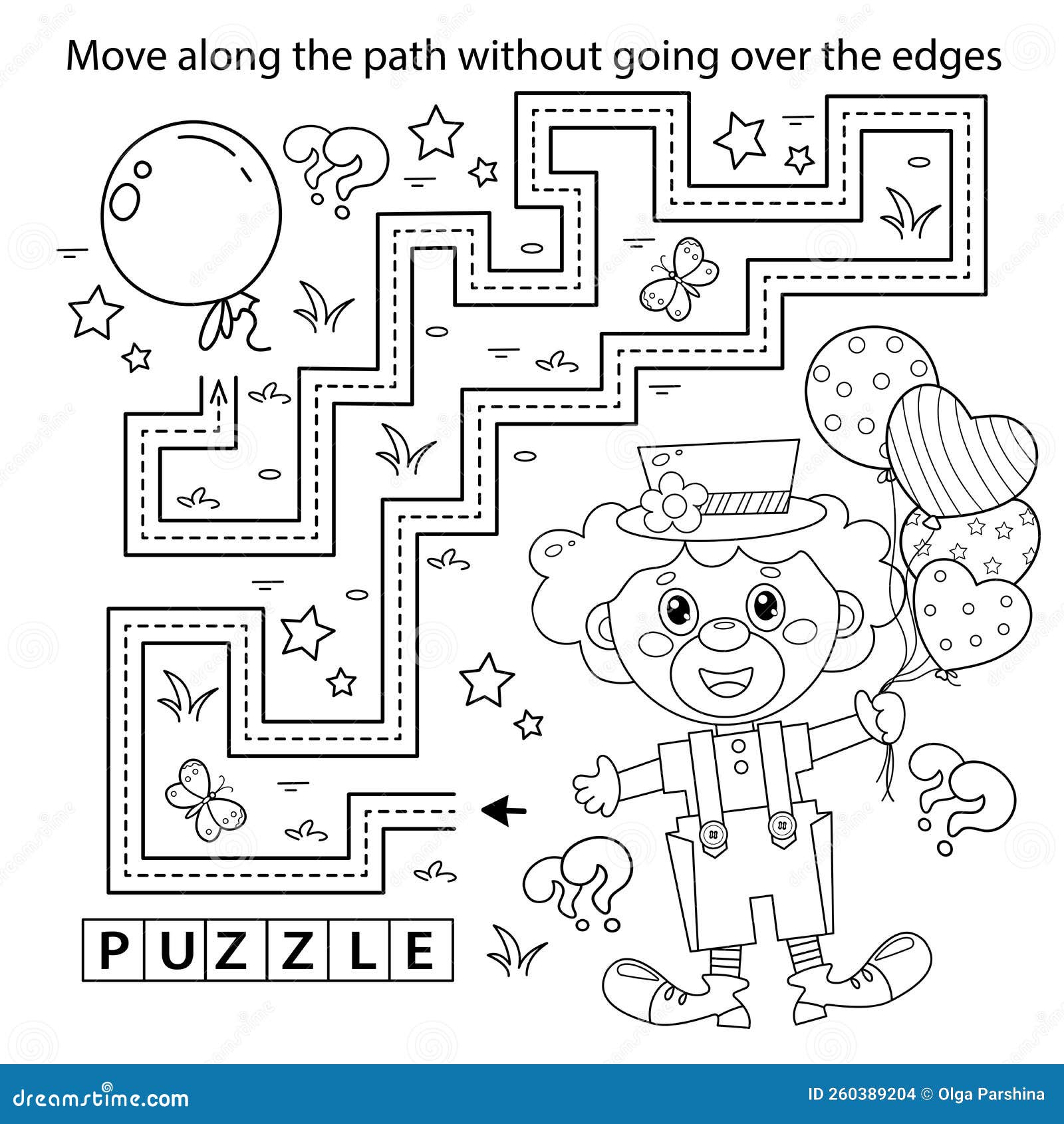 Vetores de Folha De Prática De Caligrafia Jogo Educacional Simples Ou  Labirinto Desenho De Delineamento De Página De Palhaço De Circo De Desenho  Animado Com Bolas Coloridas Livro De Colorir Para Crianças
