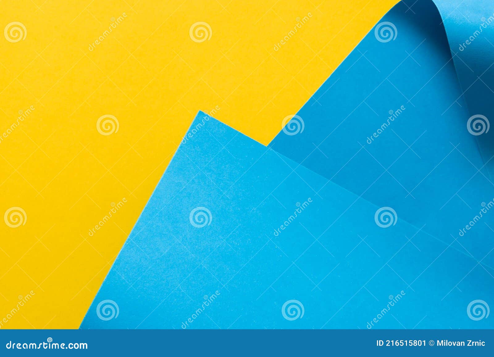Folheto De Modelo De Fundo Azul E Amarelo 3d Imagem de Stock - Imagem de  imagem, linha: 216515801