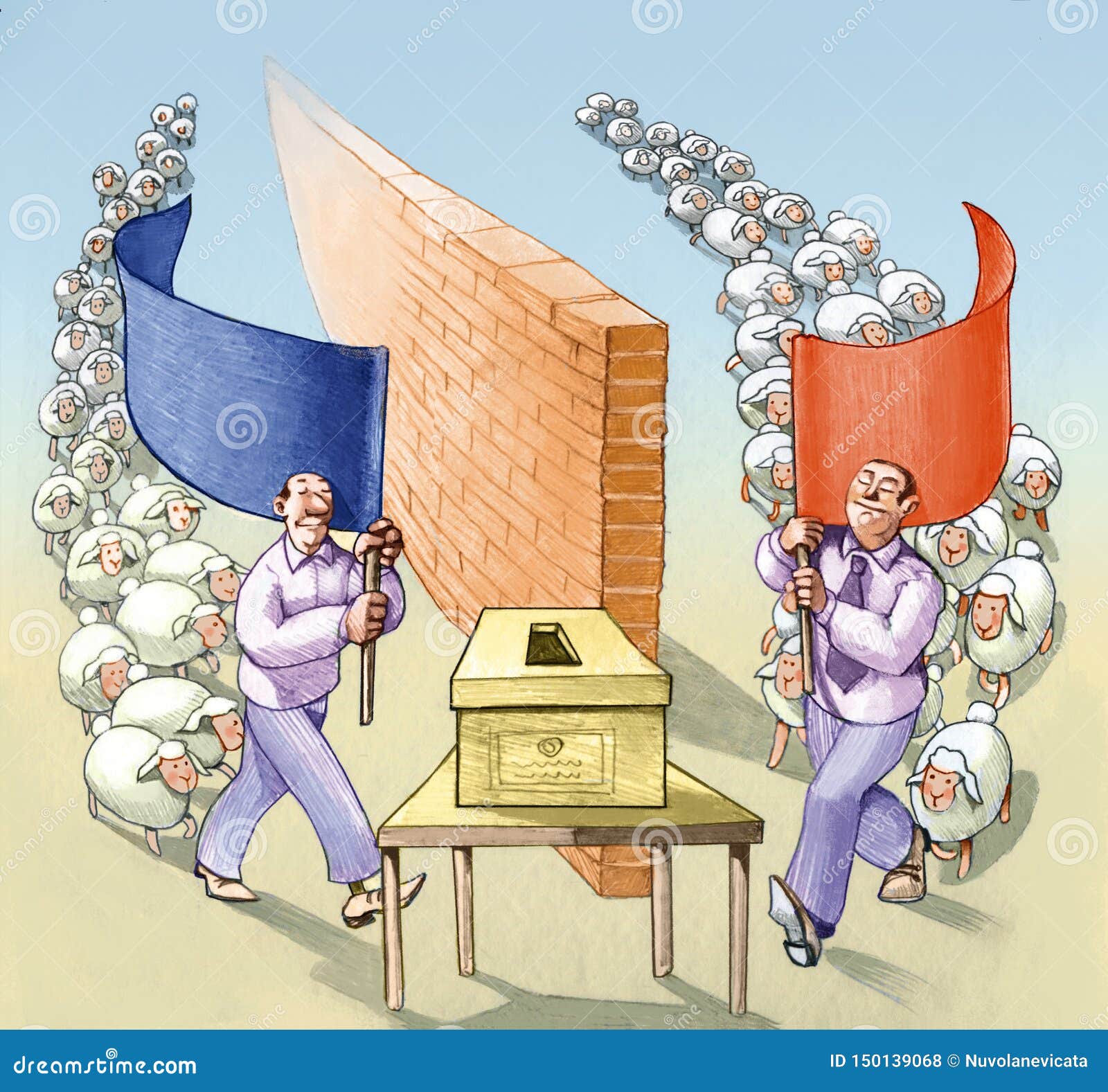 Follow the Leader Political Cartoon Stock Illustration - Illustration of leader, election: 150139068 Follow the Leader Political Cartoon Stock Illustration - Illustration of leader, election: 150139068