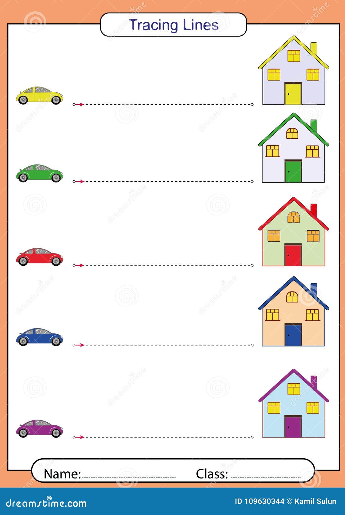 photo Tracing Horizontal Lines Preschool https www dreamstime com follow lines your pencil pencil control working pages children tracing lines horizontal zig zag curved straight image109630344