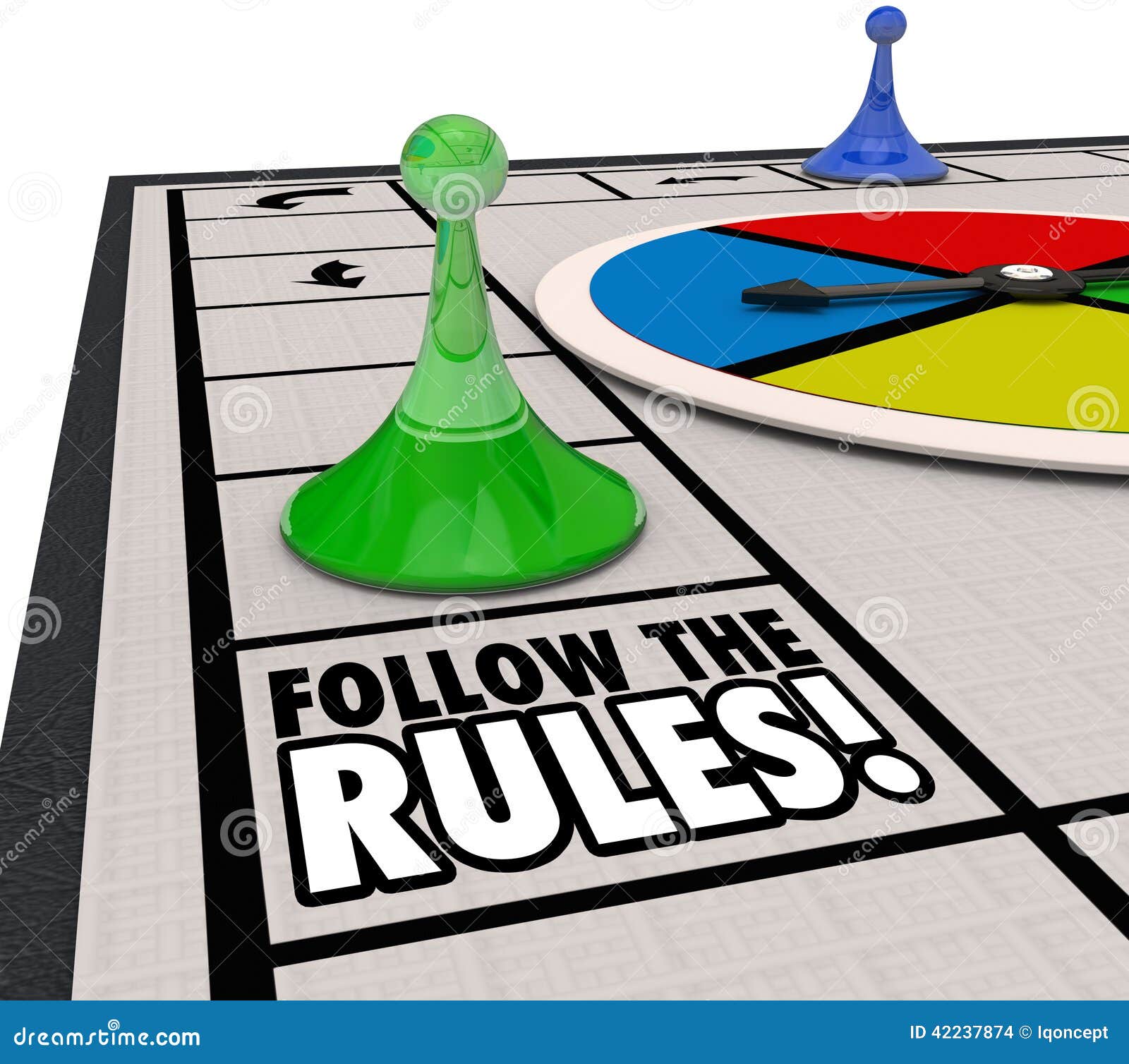 follow the rules board game piece win challenge compliance procedure