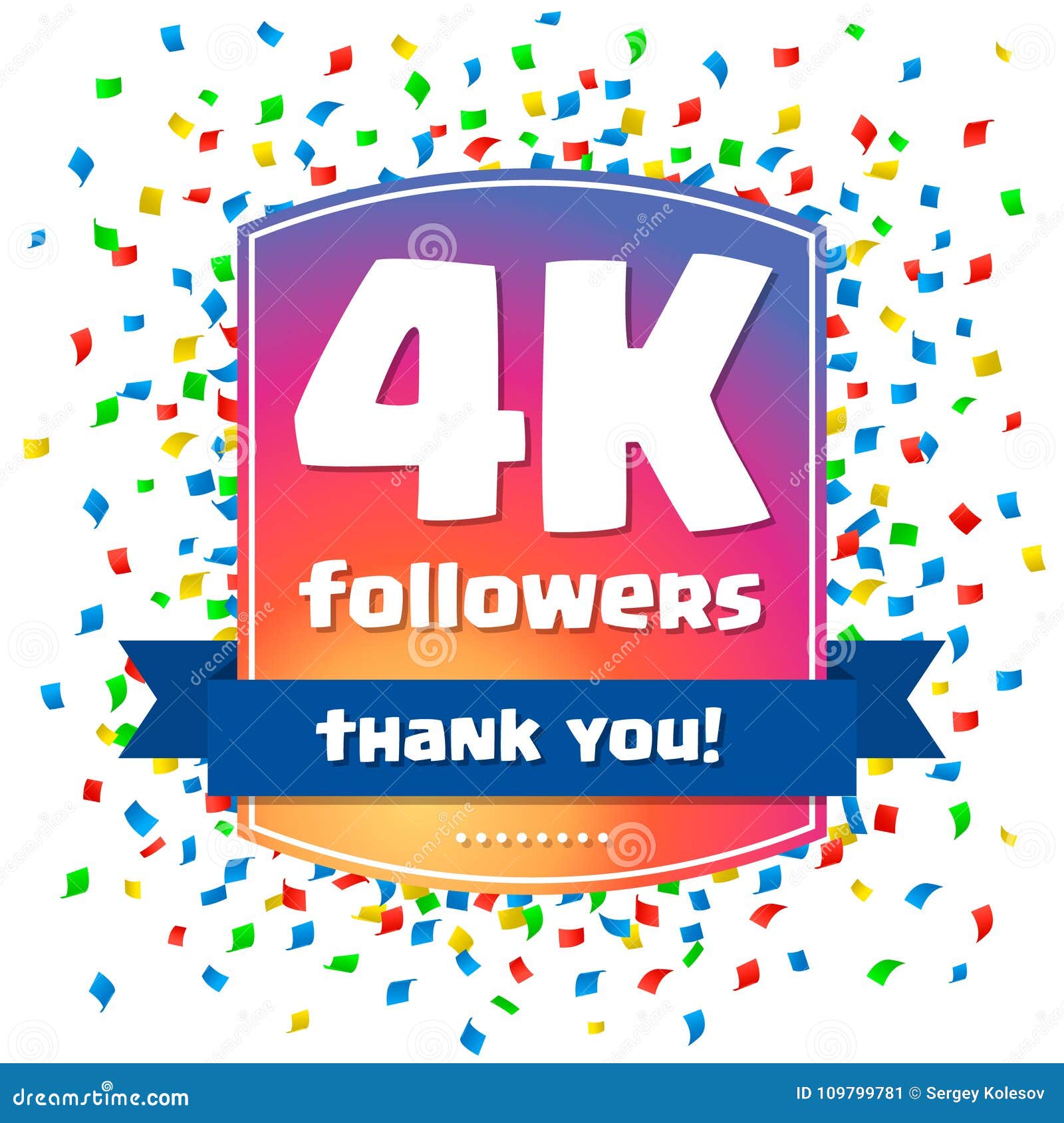4000 followers thank you design card - instagram followers 4k