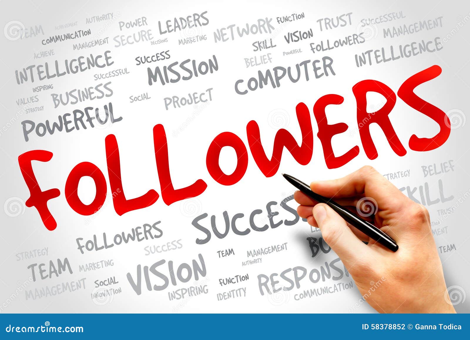Followers stock photo. Image of behavior, group, capacity - 58378852