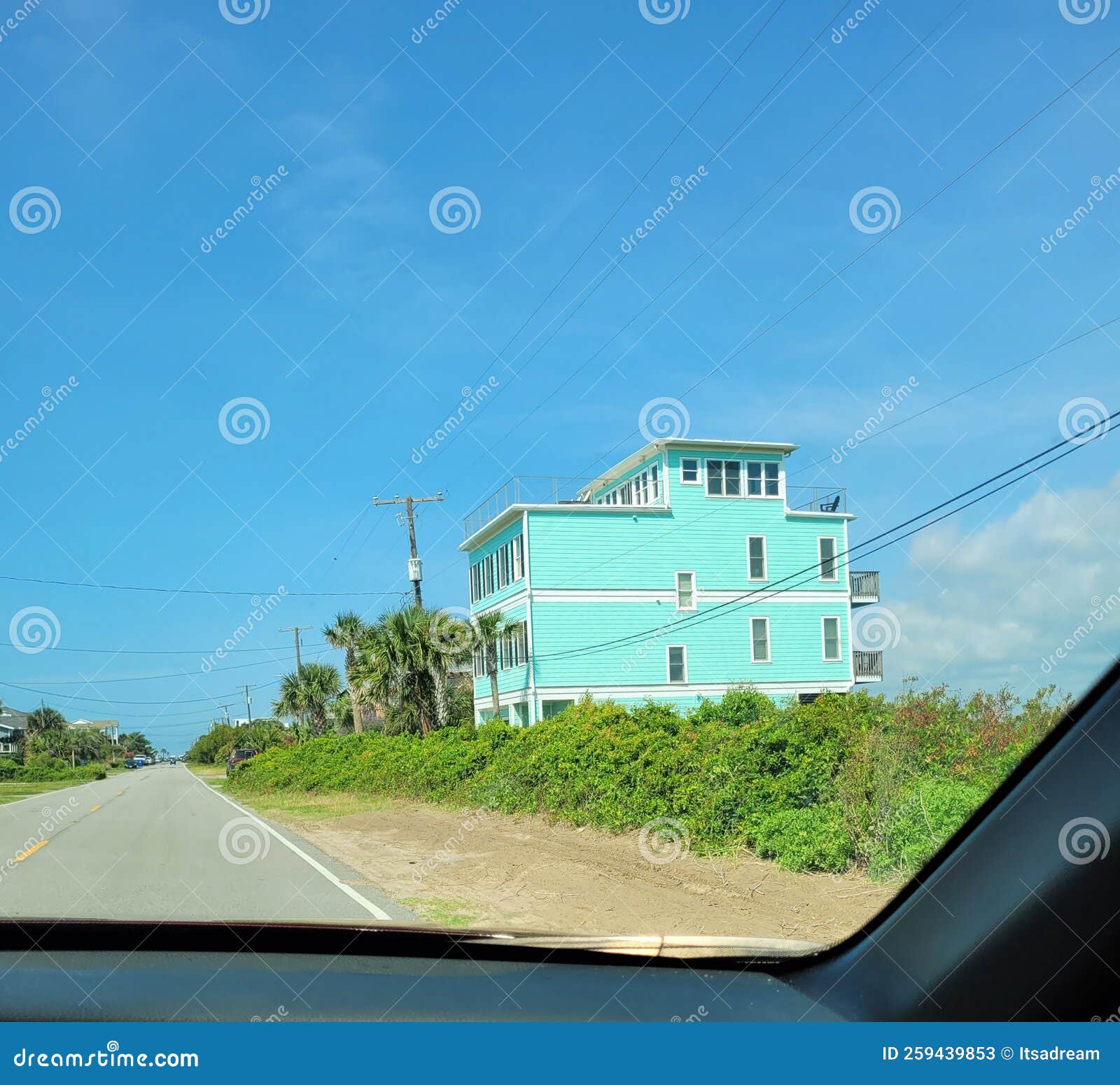 Folly beach South Carolina editorial stock photo. Image of lighting