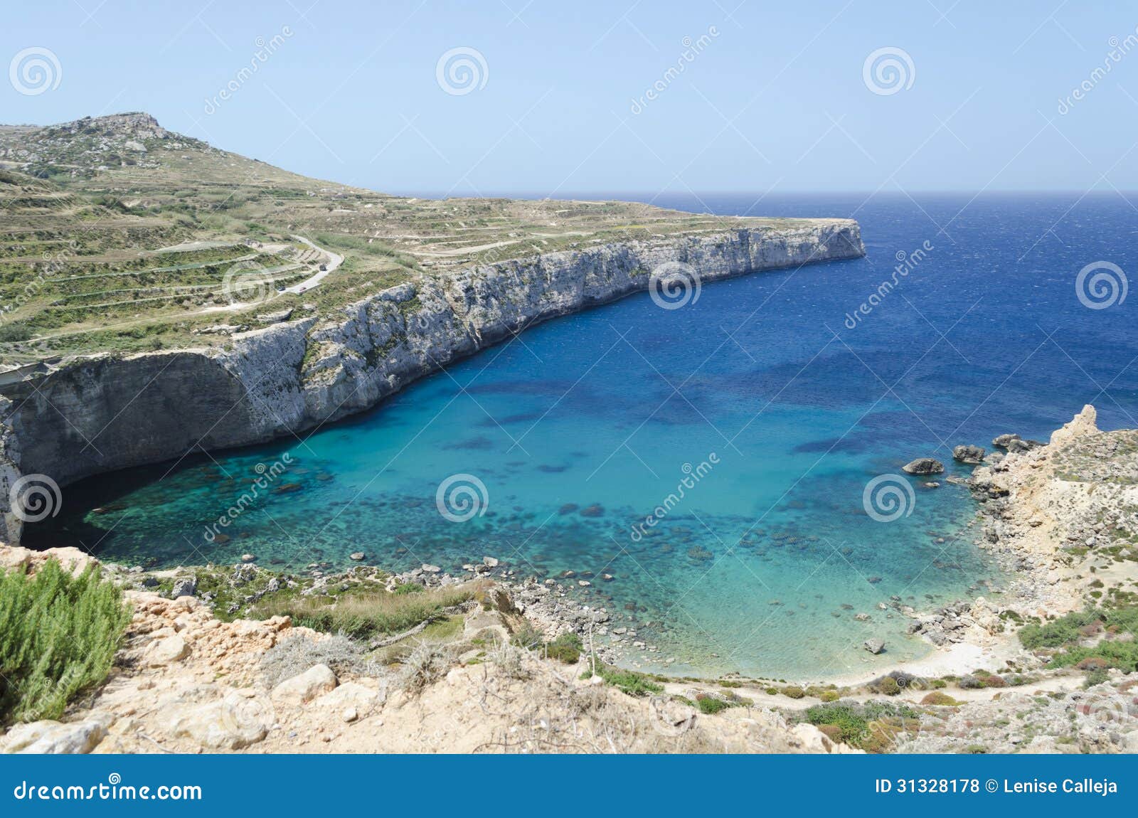 Fomm ir-rih - Malta stock photo. Image of malta, clear - 31328178