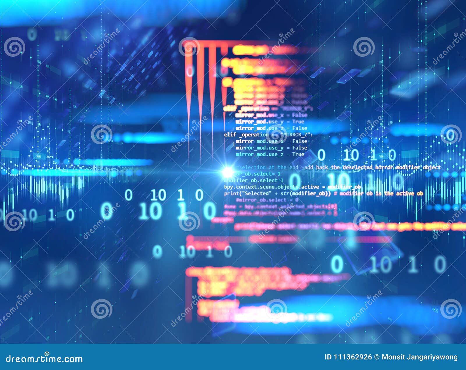 Fond Abstrait De Programmation De Technologie De Code De Promoteur De Logiciel Illustration Stock Illustration Du Internet Programmation