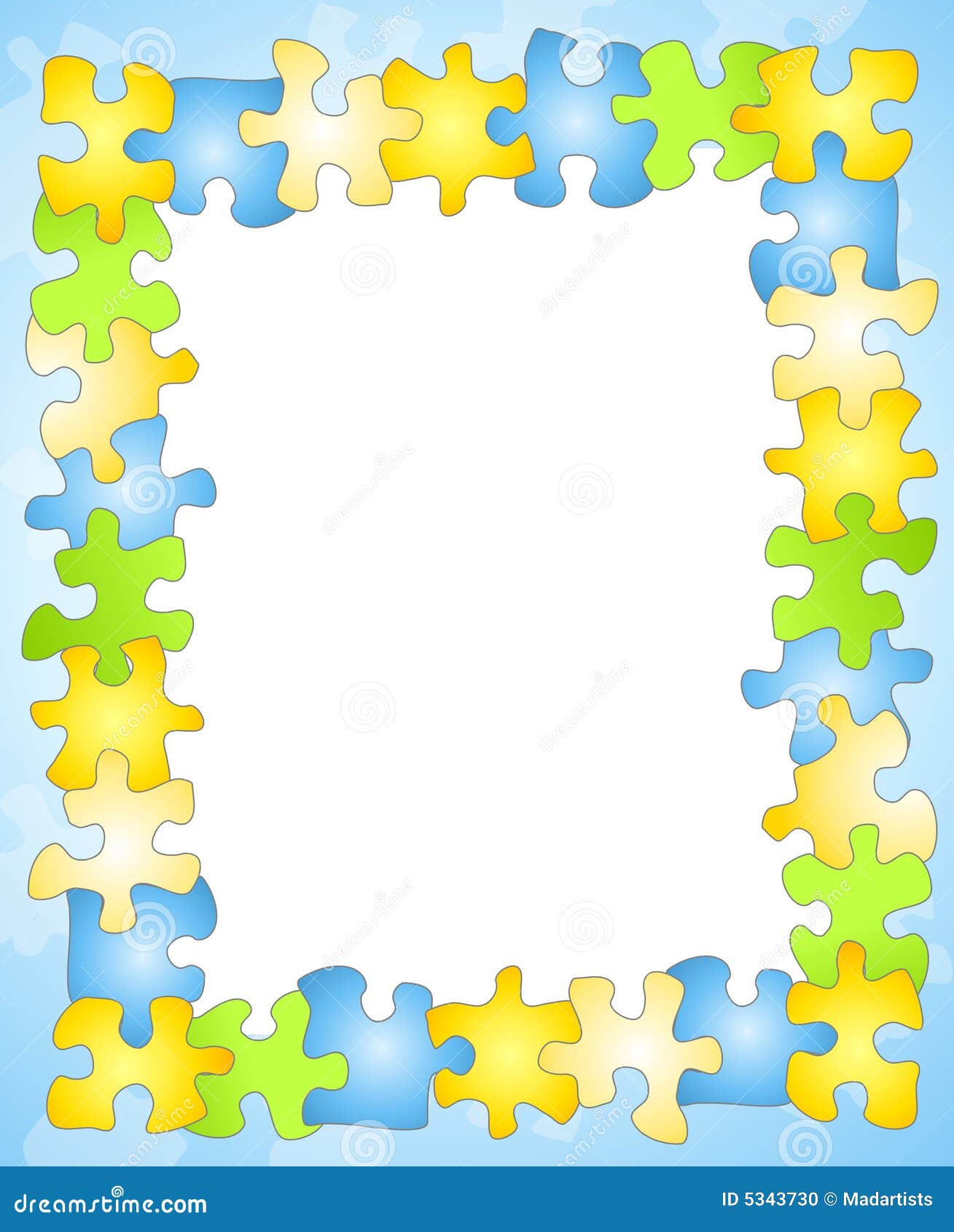 Fond De Cadre De Trame De Puzzle Illustration Stock - Illustration