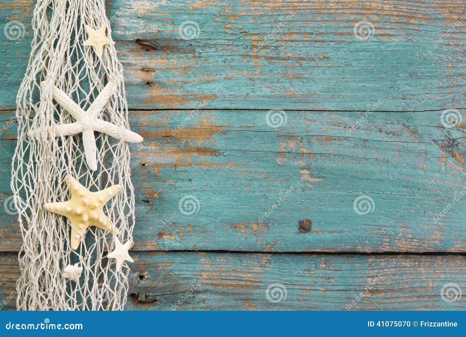 Décoration sur bois - Etoile de mer