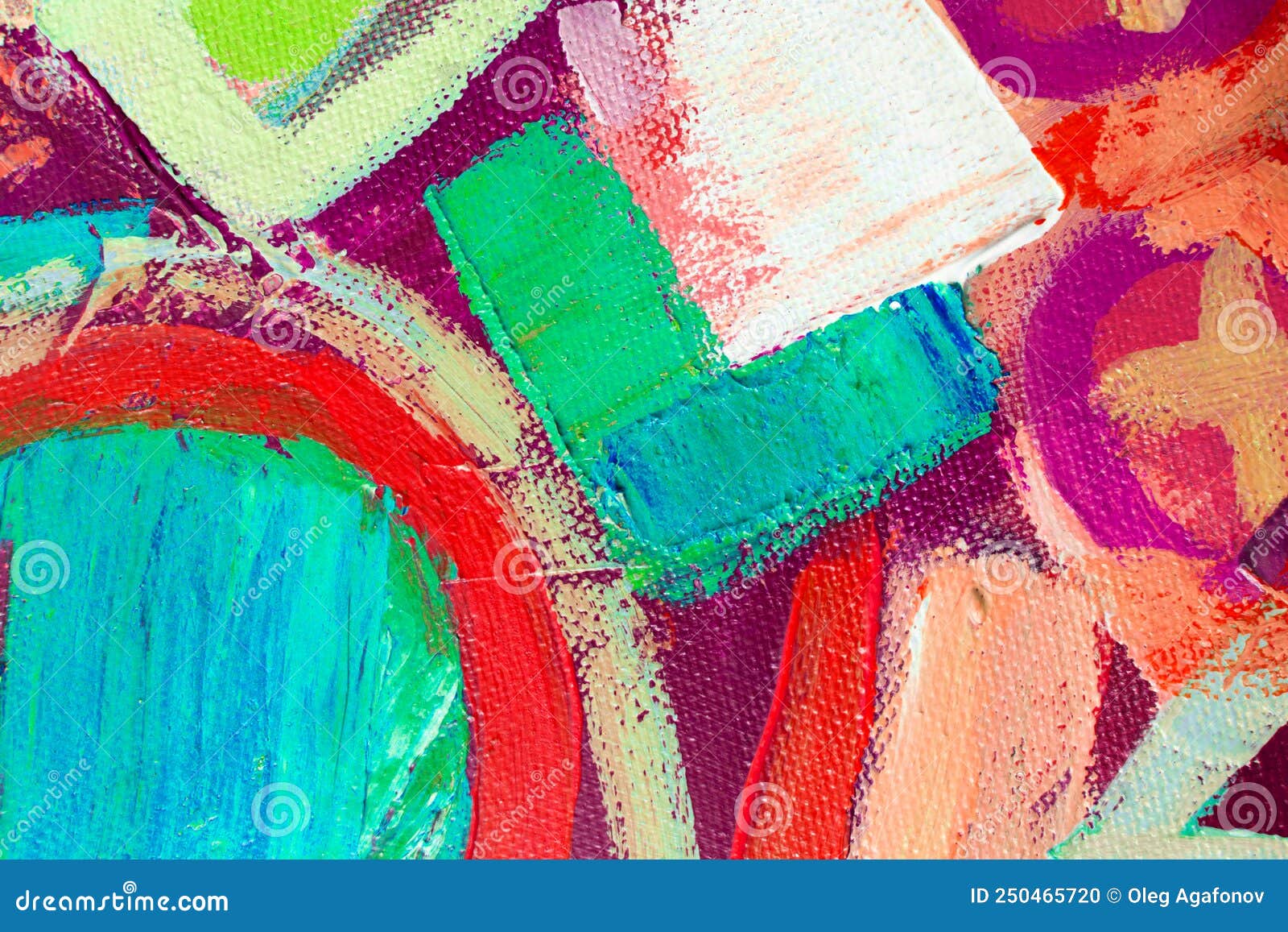 Fond Multicolore Abstrait Avec Textures Impasto. Brosse De Peinture  Acrylique Closeup. Photo stock - Image du contexte, lumière: 250465720