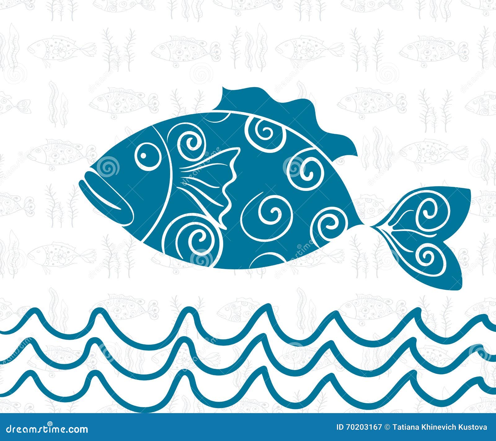 Fond Sans Couture De Theme De Mer De Carte Postale Des Poissons Vague Illustration De Vecteur Illustration Du Graphisme Dessin Fond Sans Couture De Theme De Mer De Carte Postale Des Poissons Vague Illustration De Vecteur Illustration Du Graphisme Dessin