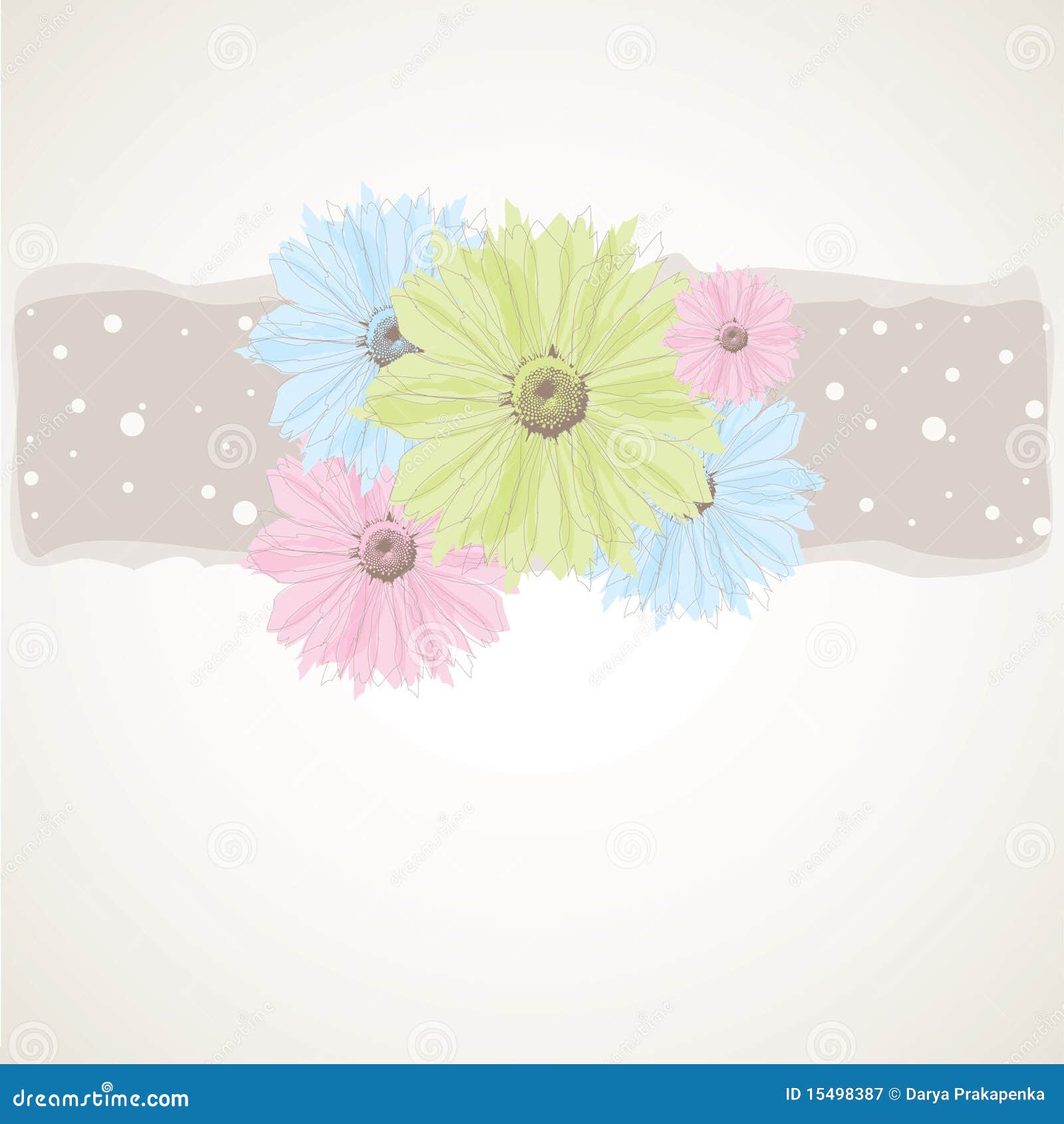 Fondo Abstracto Con Las Flores En Colores Pastel. Ilustración del Vector -  Ilustración de elegante, saludo: 15498387