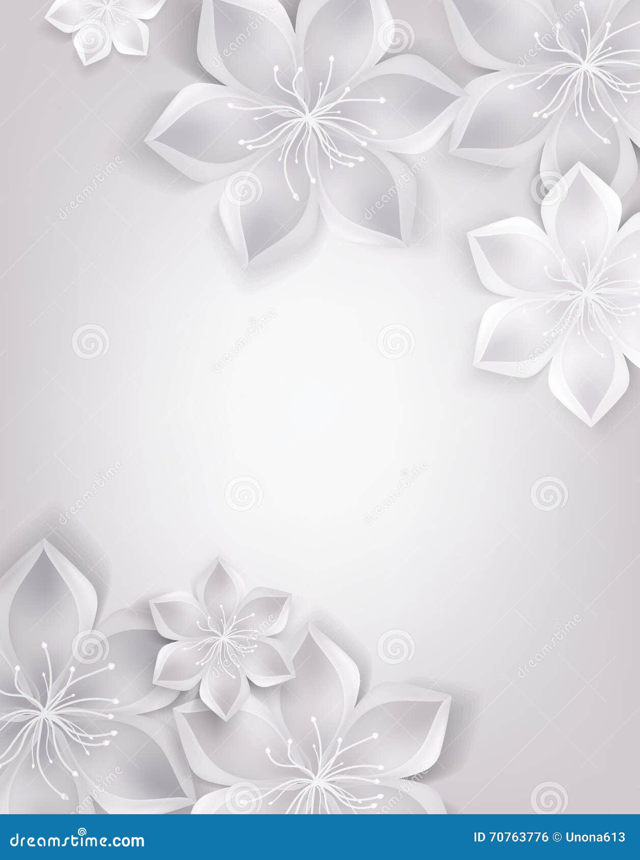 Fondo Blanco Elegante Con Las Flores De La Materia Textil Ilustración del  Vector - Ilustración de tela, ornamento: 70763776
