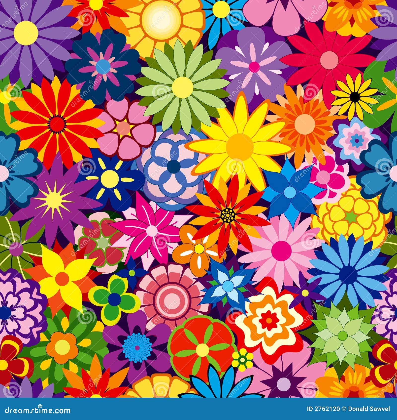Fondo colorido de la flor ilustración del vector. Ilustración de extensible - 2762120 Fondo colorido de la flor ilustración del vector. Ilustración de extensible - 2762120