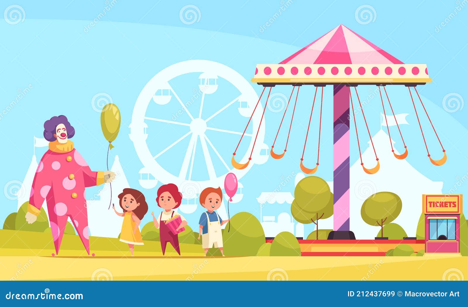 Fondo De Dibujos Animados Parque De Atracciones Ilustración del Vector - Ilustración de juego, tienda: 212437699 Fondo De Dibujos Animados Parque De Atracciones Ilustración del Vector - Ilustración de juego, tienda: 212437699