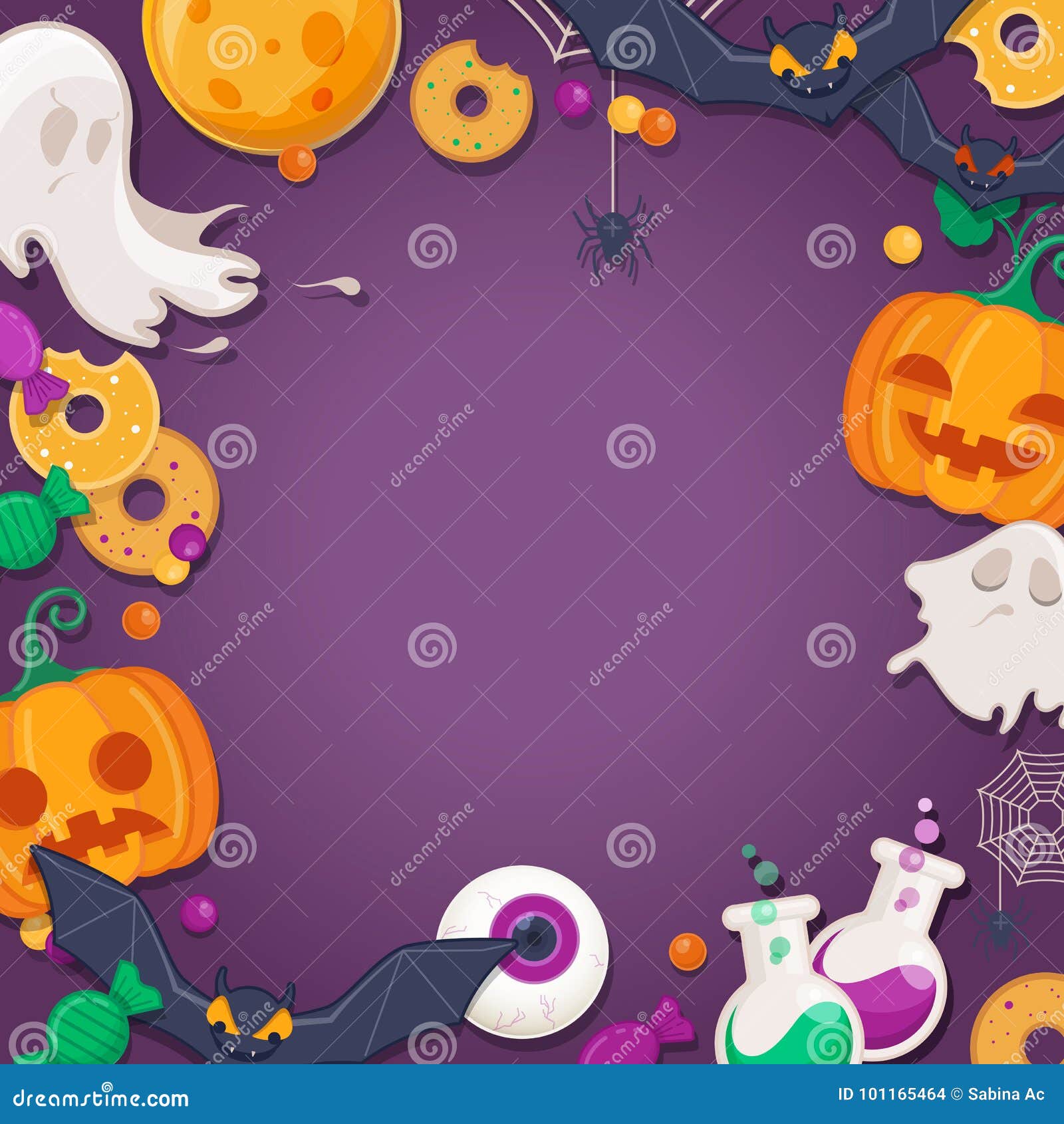 Fondo De Halloween Con Los Personajes De Dibujos Animados Ilustración del Vector - Ilustración de cartel, halloween: 101165464 Fondo De Halloween Con Los Personajes De Dibujos Animados Ilustración del Vector - Ilustración de cartel, halloween: 101165464