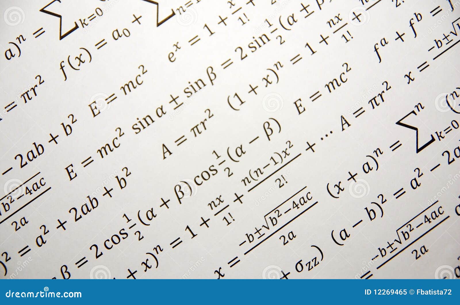 Fondo de la geometría de la matemáticas. Fondo con fórmulas, matemáticas, ecuación de la geometría de la matemáticas del número