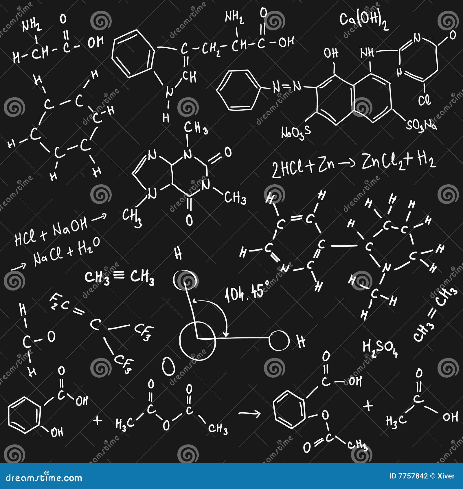 Fondo de la química ilustración del vector. Ilustración de azulejo - 7757842