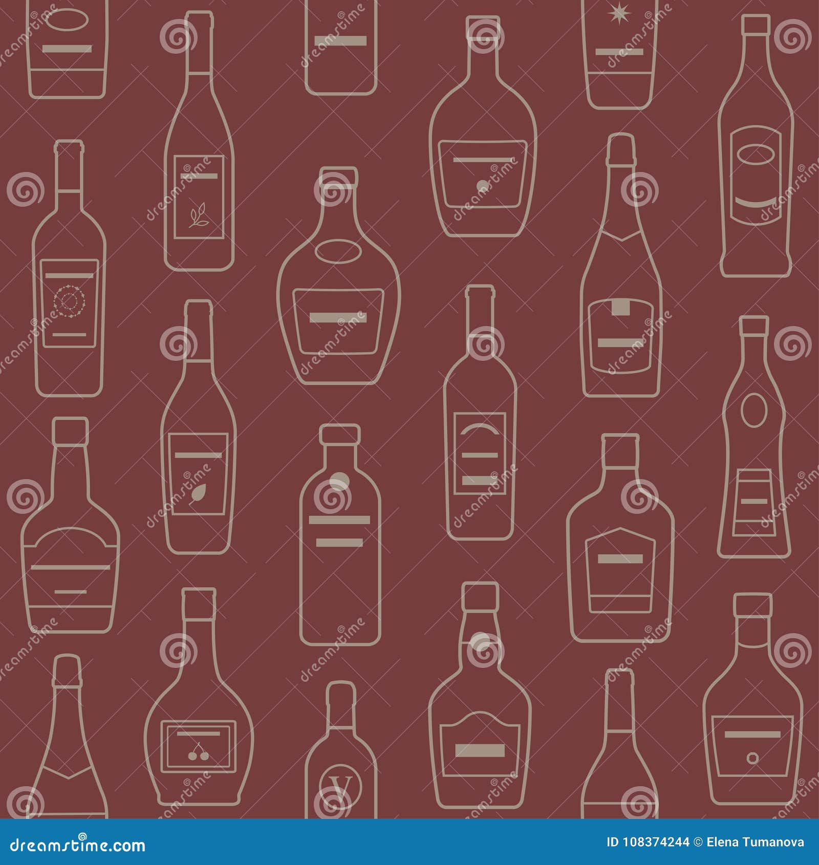 Fondo De Las Botellas Del Alcohol Modelo Inconsútil Ilustración del Vector - Ilustración de tela, alcohol: 108374244 Fondo De Las Botellas Del Alcohol Modelo Inconsútil Ilustración del Vector - Ilustración de tela, alcohol: 108374244