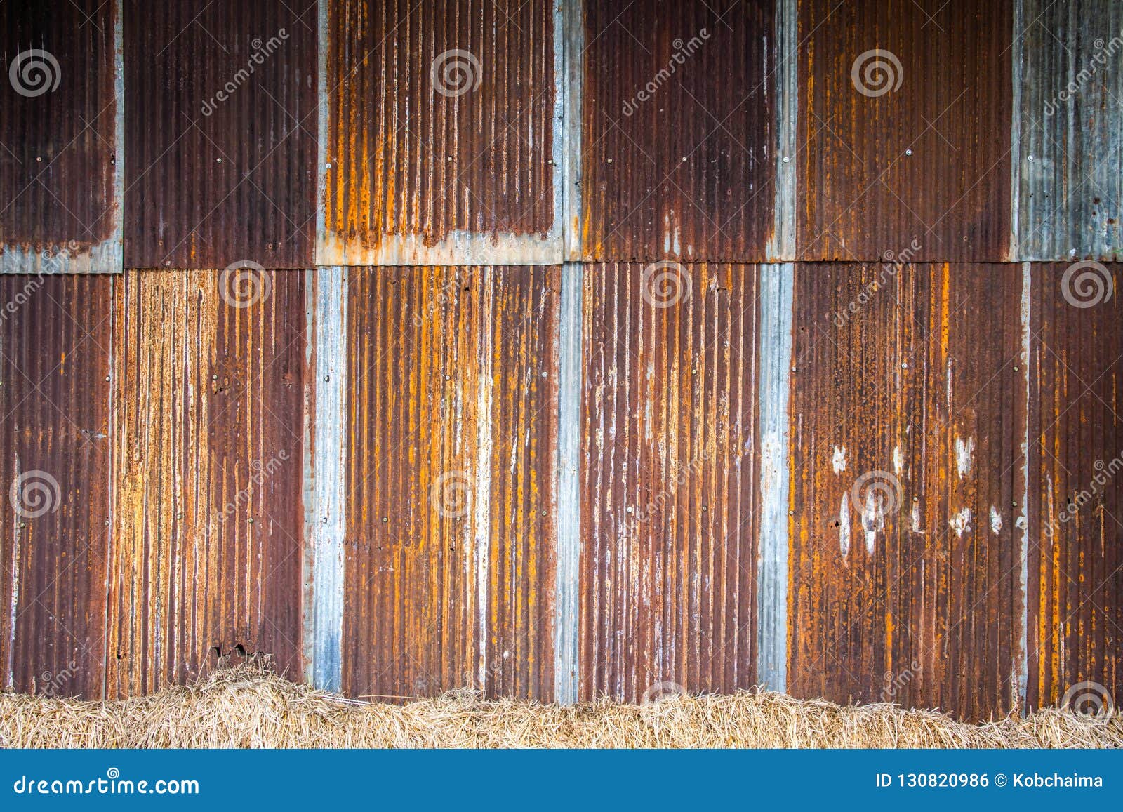 Fondo De Las Hojas De Zinc Antiguas Foto de archivo Imagen de