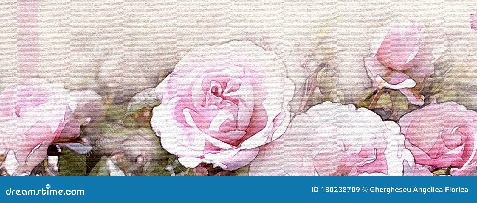 Fondo De Las Rosas Vintage De Color De Agua En La Portada De Facebook De  Papel Antiguo Stock de ilustración - Ilustración de contexto, papel:  180238709