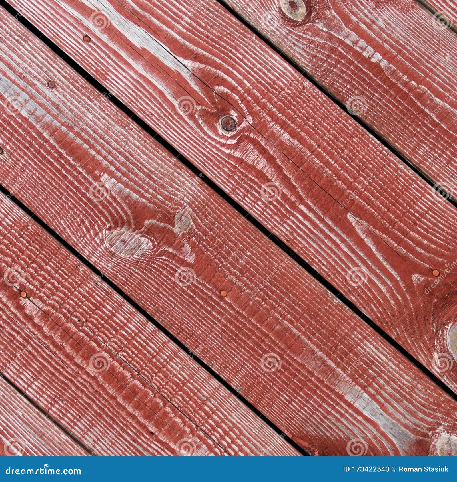 Fondo De Las Tablas De Madera Fondo De Madera Rojo Imagen de archivo