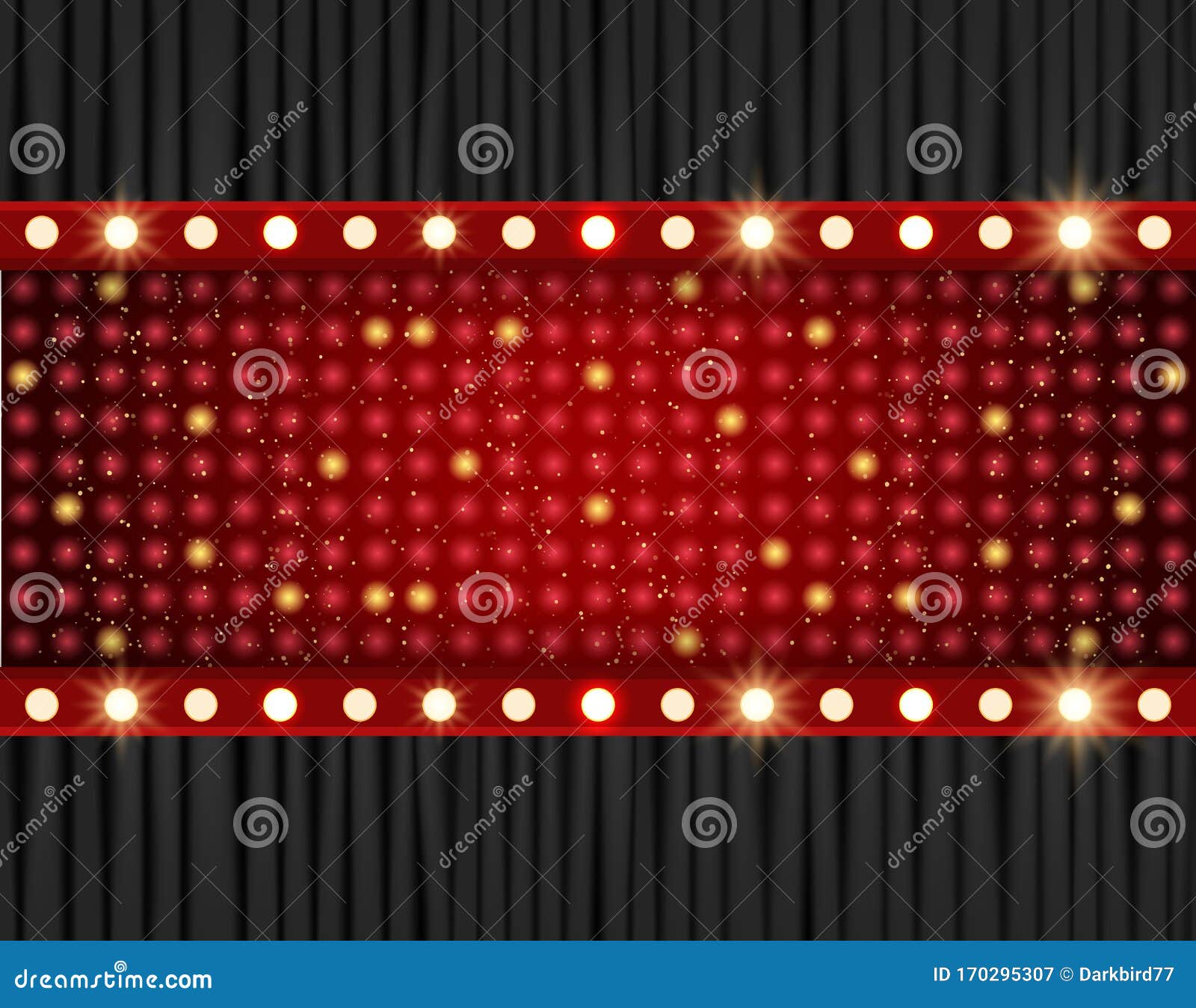 Fondo De Mosaico Rojo Brillante Con Cortina Negra Diseño Para  Presentaciones, Conciertos, Espectáculos Stock de ilustración - Ilustración  de brillo, marco: 170295307