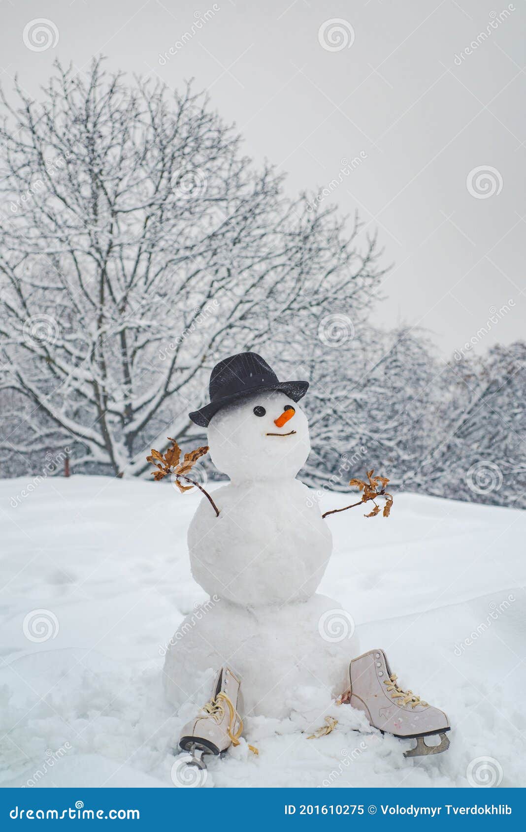 Fondo De Navidad Con El Mono De Nieve. Muñecos De Nieve Lindos Que Se  Colocan En Un Paisaje De Navidad De Invierno. Mono De Nieve Imagen de  archivo - Imagen de bola