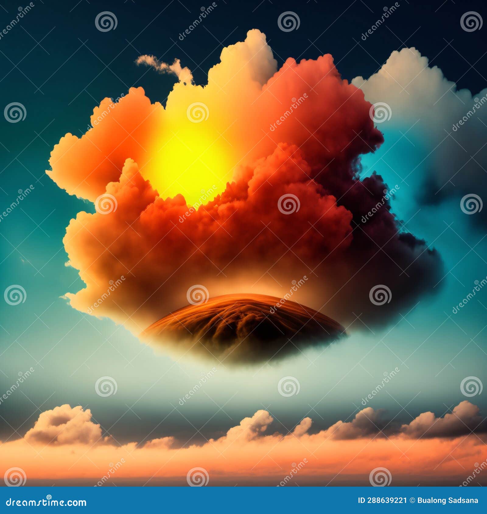 fondo de nubes 3d aesthetic, fondo de pantalla, creado con ia generativa