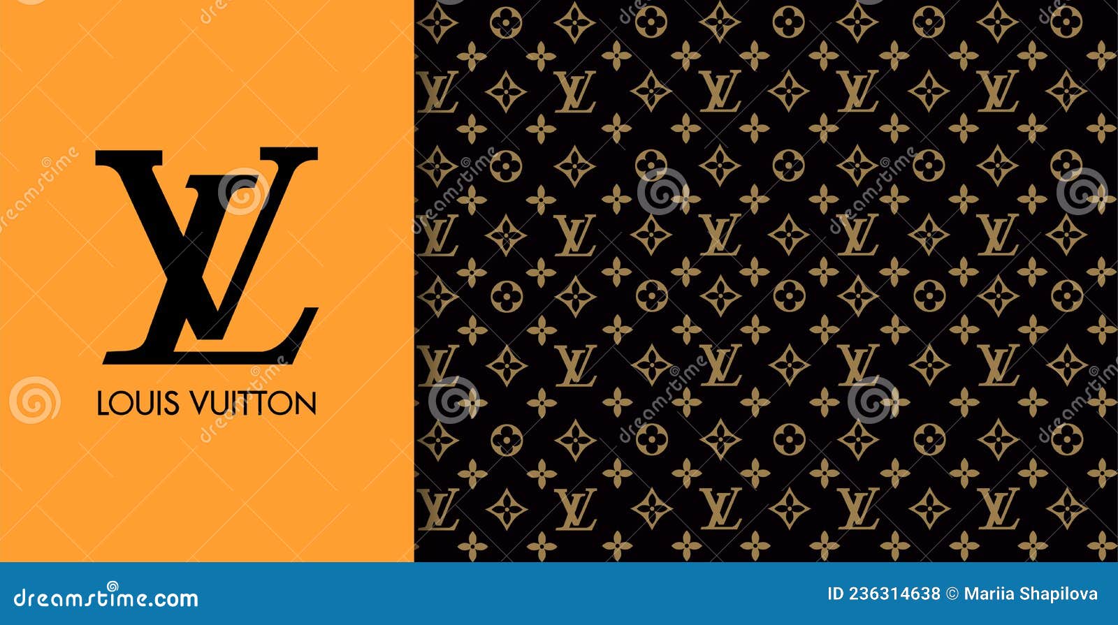 Fondo De Pantalla De Louis Vuitton Foto de archivo editorial - Ilustración  de vector, textil: 236314638